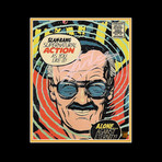 Stan Lee Memorial // Collage Signed Poster // Custom Frame