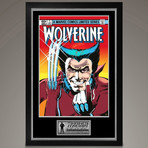 Wolverine Comic // Hugh Jackman + Stan Lee Signed Poster // Custom Frame