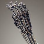 Terminator 2 T-800 // Arnold Schwarzenegger Signed Life Size Endo Arm // Limited Edition Collector's Display