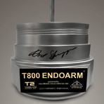 Terminator 2 T-800 // Arnold Schwarzenegger Signed Life Size Endo Arm // Limited Edition Collector's Display