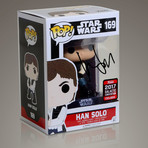 Star Wars Han Solo // Harrison Ford Signed Funko Pop // Exclusive Edition