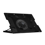 Adjustable Notebook Cooling Pad // 1 Large Fan Led + 2-Ports USB 2.0