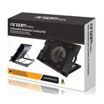 Adjustable Notebook Cooling Pad // 1 Large Fan Led + 2-Ports USB 2.0