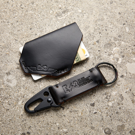 Holster Card Wallet + Tactical Keychain V1 Bundle
