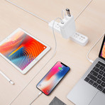 Hyperdrive USB-C Hub // Apple 87W Poweradapter