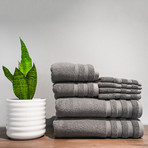 Bath Towel // Bamboo // Set of 2 // Charcoal