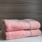 Bath Towel // Set of 2 // Blush