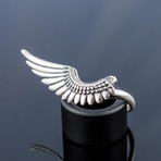 Animal Collection // Simple Feather Ring // Silver (5)