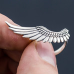 Animal Collection // Simple Feather Ring // Silver (10)