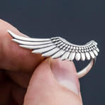 Animal Collection // Simple Feather Ring // Silver (9)