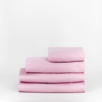 Percale Complete Bedding Set // Lilac Snow (Full)