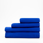 Percale Complete Bedding Set // Sapphire Blue (Full)