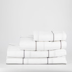 Percale Complete Bedding Set // White Tile (Full)