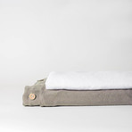 Linen Top Sheet & Duvet Cover Set // Smoke Gray (Full)