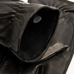 Smartphone Texting Premium Leather Gloves // Brown (L)