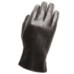 Smartphone Texting Premium Leather Gloves // Brown (S)