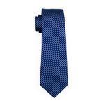 Naudin Handmade Tie // Navy Stripes