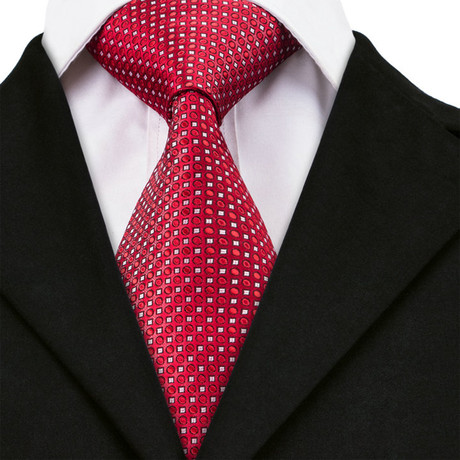 Samuel Handmade Silk Tie // Red