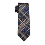 Garon Handmade Tie // Navy + Tan