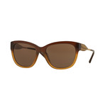 Burberry // Acetate Sunglasses // Brown + Brown