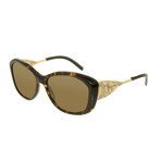 Burberry // Acetate Women's Sunglasses // Havana + Brown Gradient