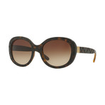 Burberry // Acetate Women's Sunglasses // Havana Brown + Brown Gradient