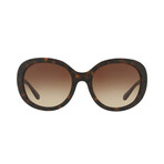 Burberry // Acetate Women's Sunglasses // Havana Brown + Brown Gradient