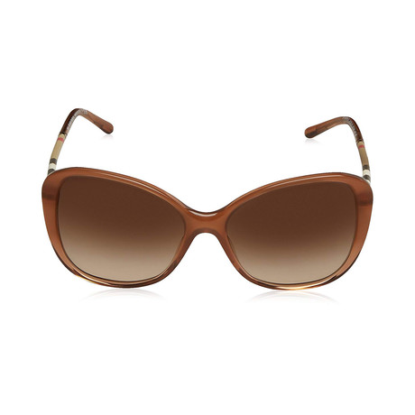 Burberry // Acetate Women's Sunglasses // Brown Fade + Brown Gradient