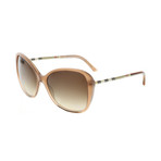 Burberry // Acetate Women's Sunglasses // Brown Fade + Brown Gradient