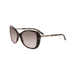 Burberry // Injected Women's Sunglasses // Spotted Brown + Pink Gradient Grey