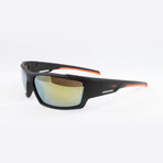 Vuarnet VE5008-C2 Sunglasses // Matte Black + Orange