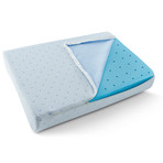 Arctic Sleep Cool-Blue Memory Foam Pillow // Contour // Single Pillow