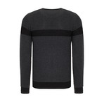 Pull Over Sweater Single Stripe // Black (2XL)