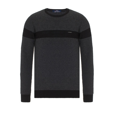 Pull Over Sweater Single Stripe // Black (XS)