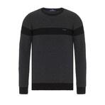Pull Over Sweater Single Stripe // Black (L)