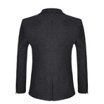 Reuben Blazer Jacket // Black + Gray (XL)