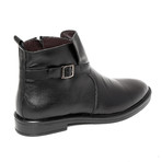 Ankle Single Buckle Boot // Black (Euro: 39)