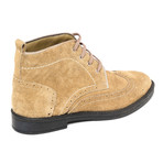 Ankle Lace Up Boot // Beige (Euro: 40)