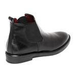 Ankle Slip-On Boot // Shiny Black (Euro: 40)
