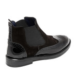 Ankle Slip-On Boot // Black + Black Trim (Euro: 42)