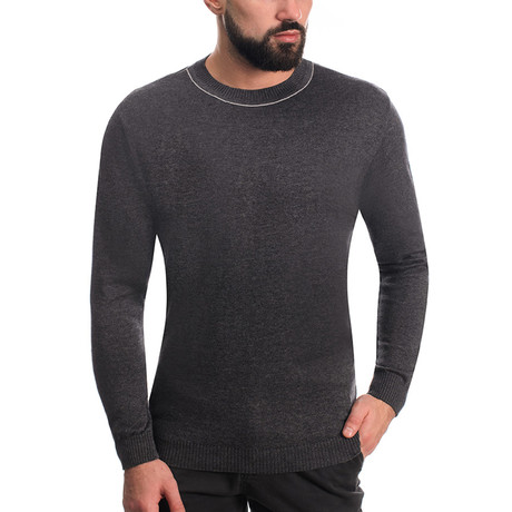 Wool Sweater + Line Design // Dark Gray (XS)