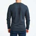 Wool Sweater + Ribbed Design // Graphite (XS)