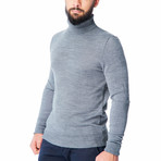 Essential Polo Neck // Gray Melange (L)
