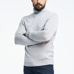 Wool Essential Polo Neck // Light Gray (L)