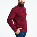 Gardener Wool Sweater // Bordeaux (M)