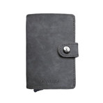 Använda Leather Wallet // Stockholm Grey