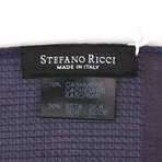 Stefano Ricci // Cashmere-Silk Blend Scarf // Blue + Purple