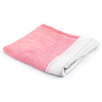 Ermenegildo Zegna // Twill Cotton Scarf // Pink + White