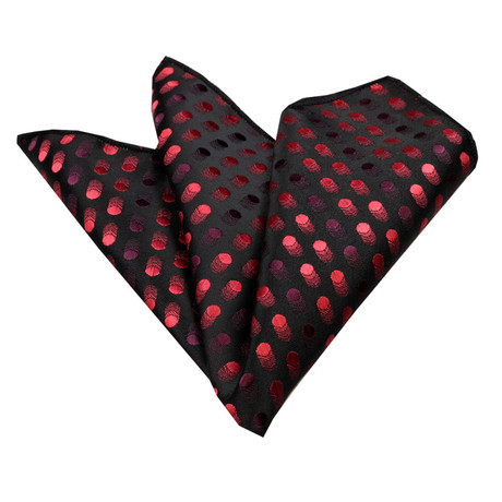 Silk Handkerchief + Gift Box I // Red + Black