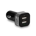 2-Ports USB Fast Car Charger // Black